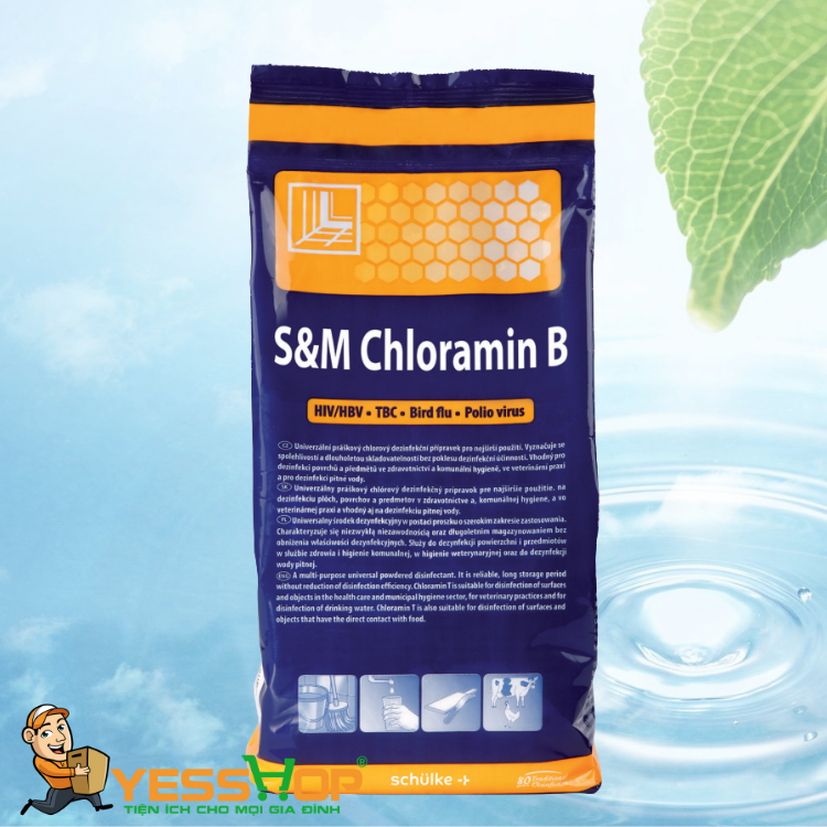 Hóa Chất Chloramin B - Túi 1kg (xuất xứ cộng hòa séc)